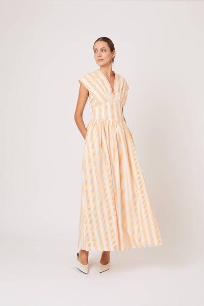 In Full Bloom Dress in Men's Shirting