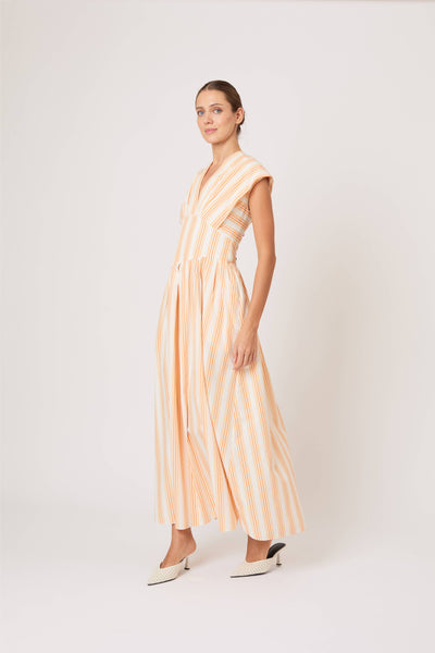 In Full Bloom Dress in Men's Shirting