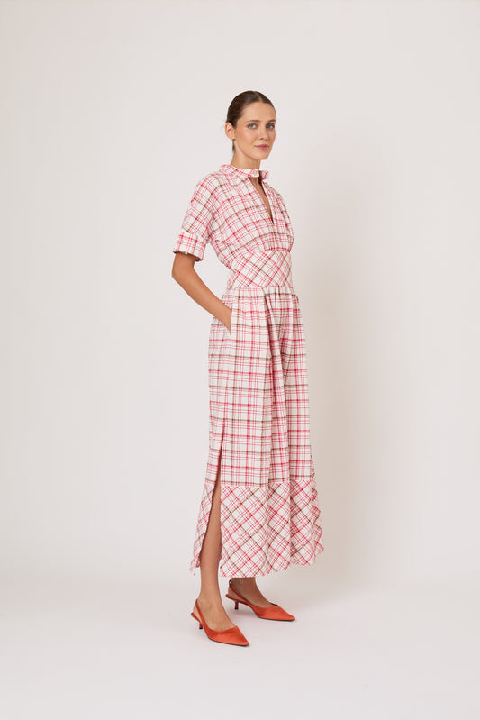 Ask for Directions Shirt Dress in Seersucker