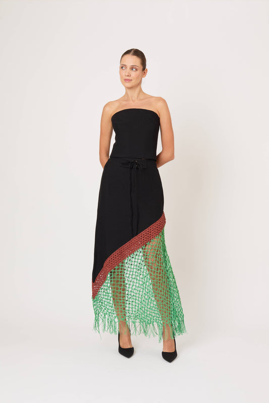 Venus Top in Ridged Linen