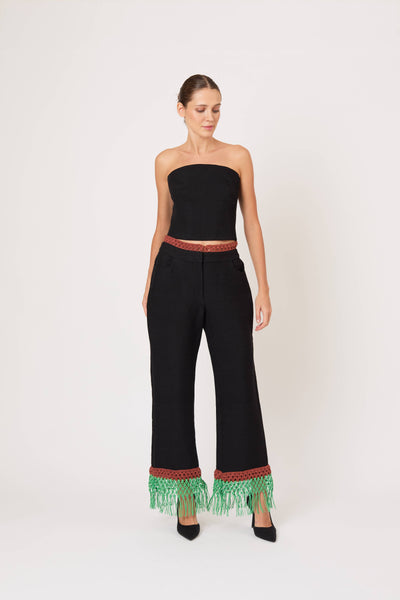 Venus Top in Ridged Linen