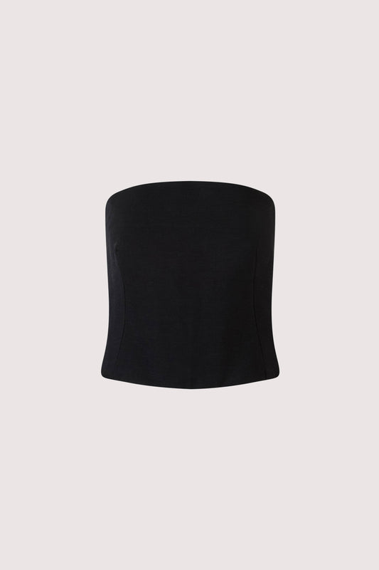 Venus Top in Ridged Linen