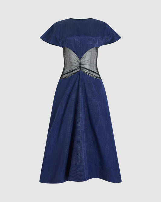 Sands Through the Hourglass Dress in Ridged Moire
