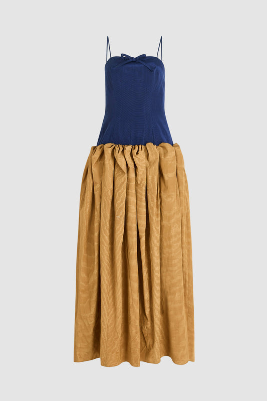 Spaghetti Strap Fifi Gown in Moire Tracee