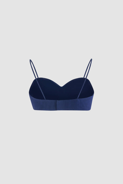 Sweetheart Bra Top in Ridged Moire