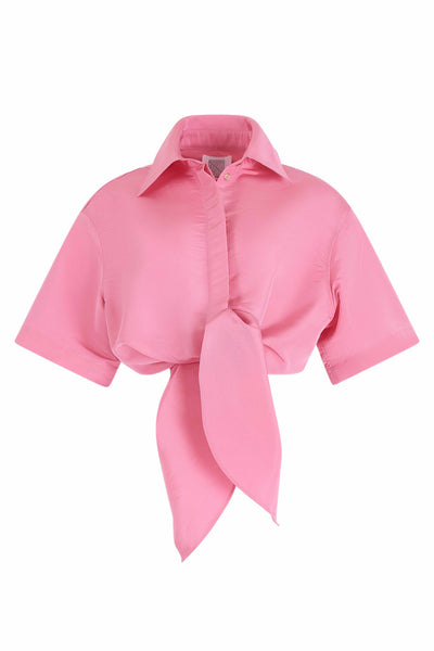 Tie Me Up, Tie Me Button Down in Ultrafine Silk Faille