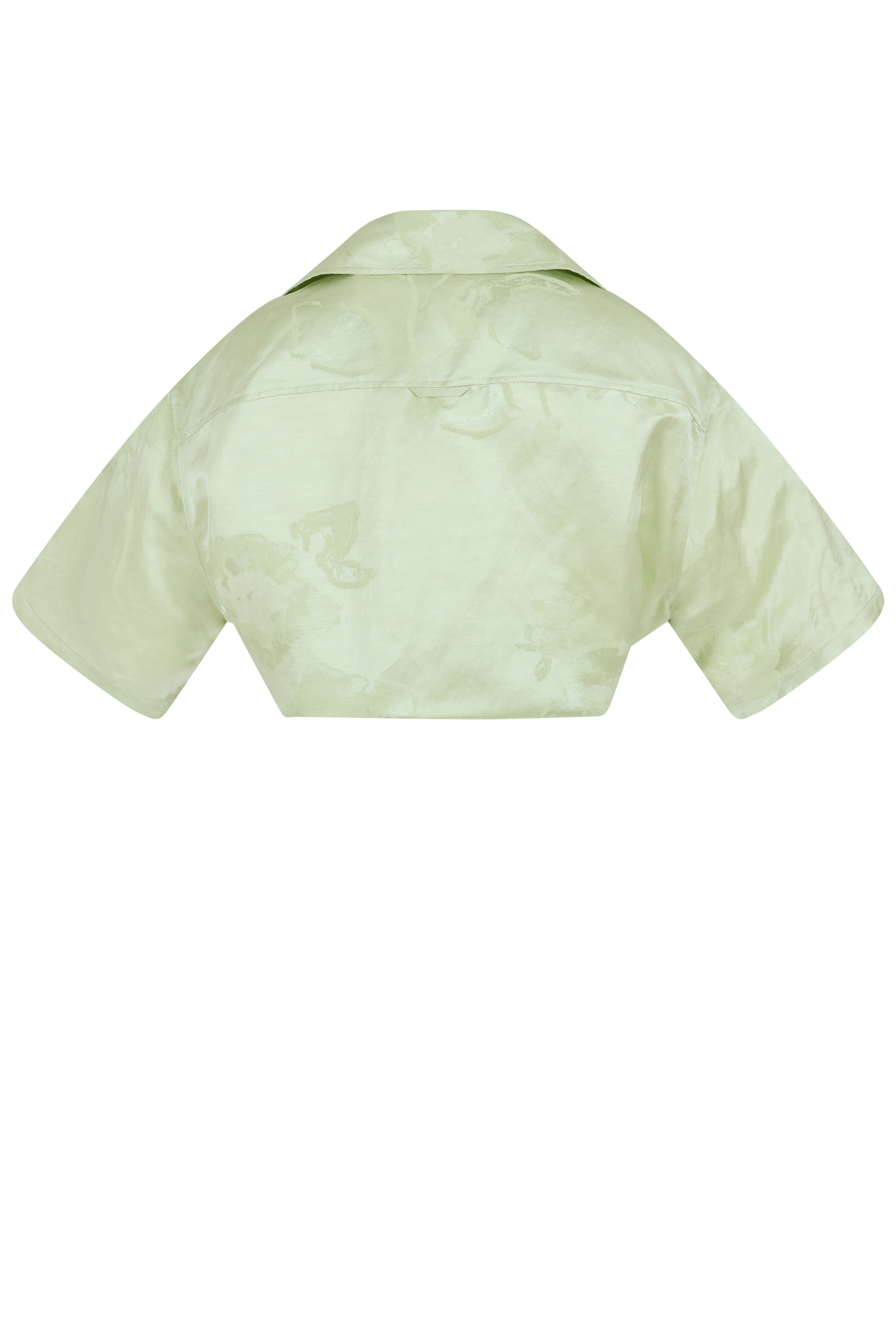 Tie Me Up, Tie Me Button Down S/S in Paintbrush Jacquard – Rosie