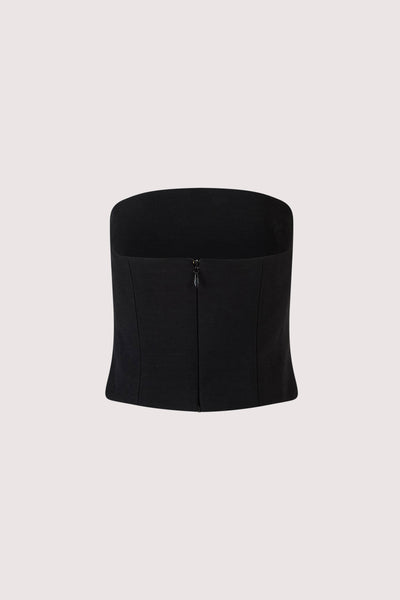 Venus Top in Ridged Linen