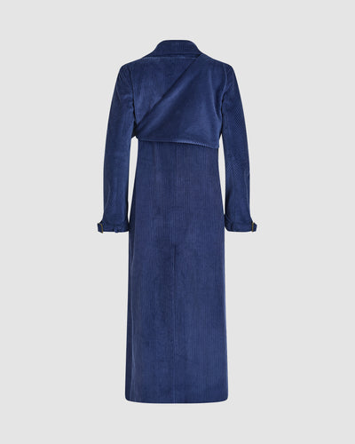 Yipee Ki-Yay Trench in Wide Wale Corduroy