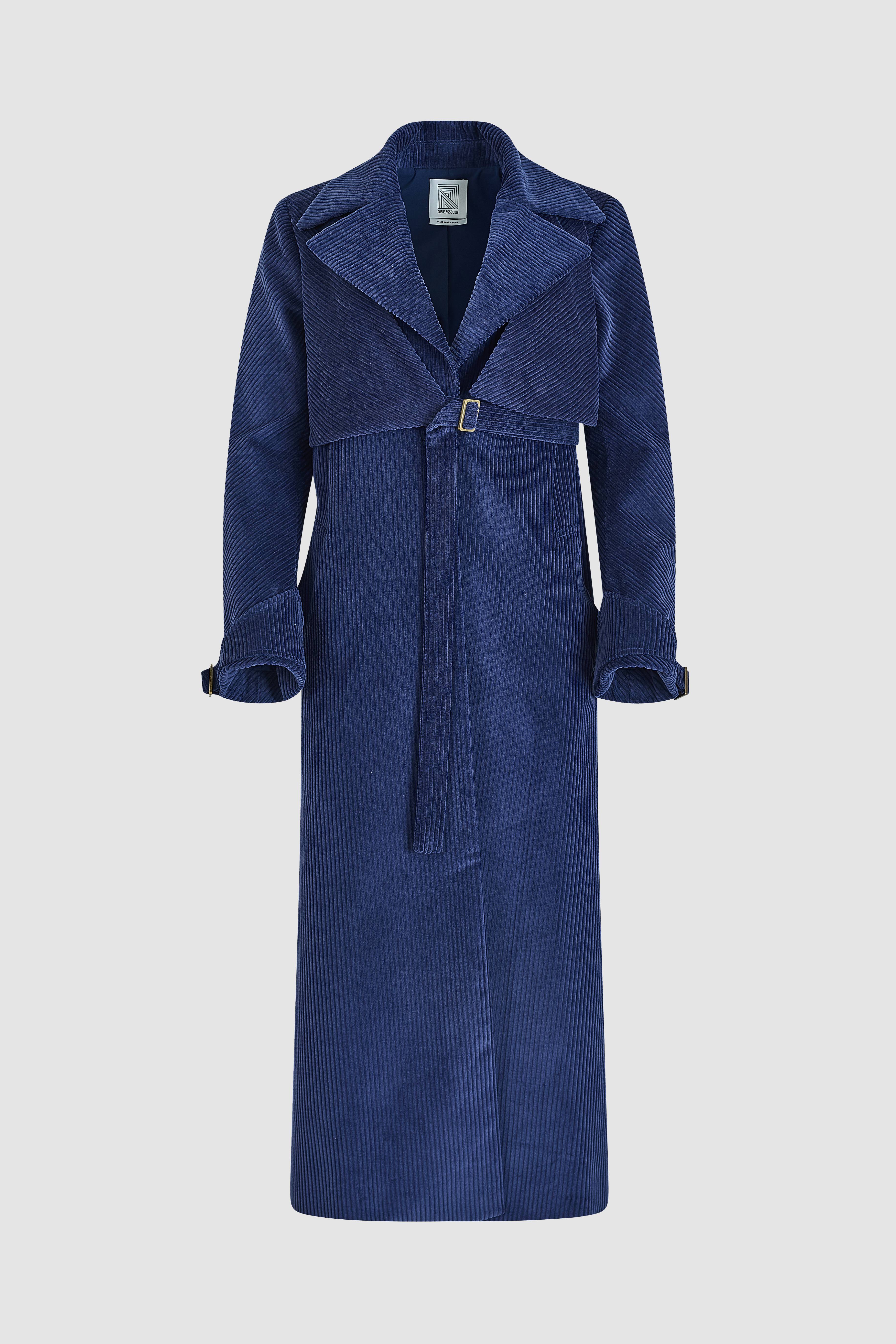 Yipee Ki-Yay Trench in Wide Wale Corduroy – Rosie Assoulin
