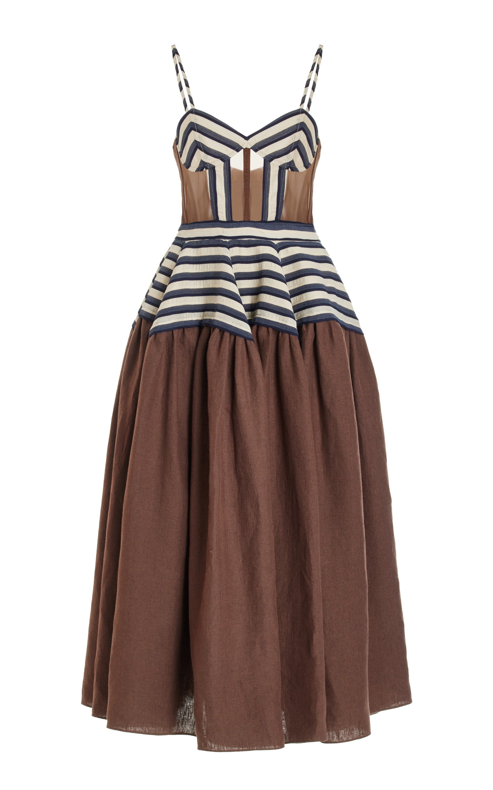 【ROSIE ASSOULIN】肩フリル ラッフル greenチェック ドレス ROSIE ASSOULIN】肩フリル ラッフル greenチェック ドレス