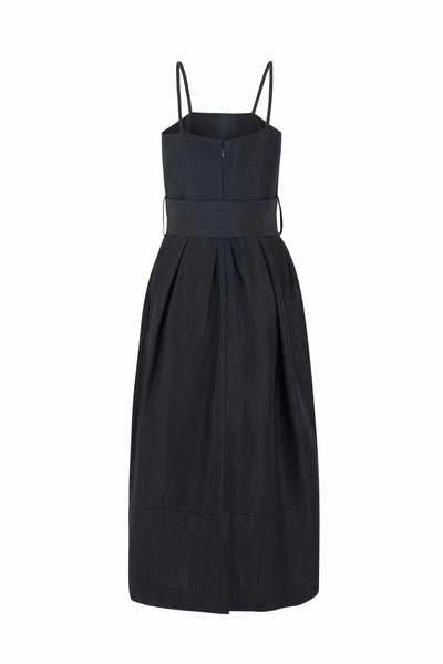 Artichoke Dress w/ Belt in Linen Viscose