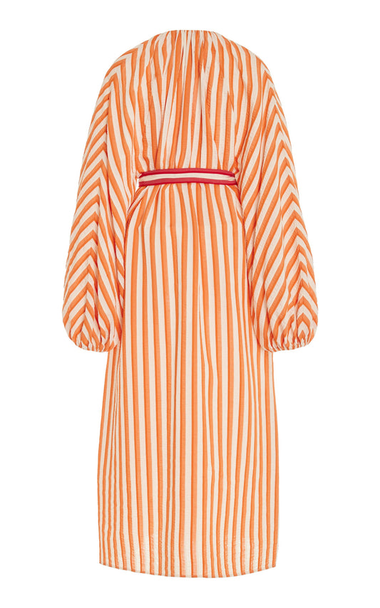 Sunny Caftan Dress in Vintage Stripes