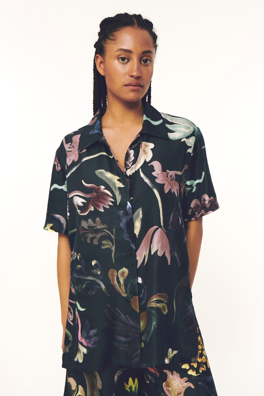 Hawaii R-O Shirt - Dark Floral