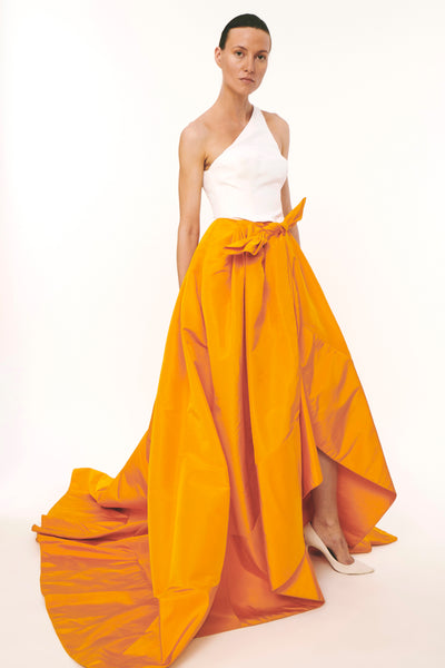 Body Ody Ody Suit Sarong Gown - White