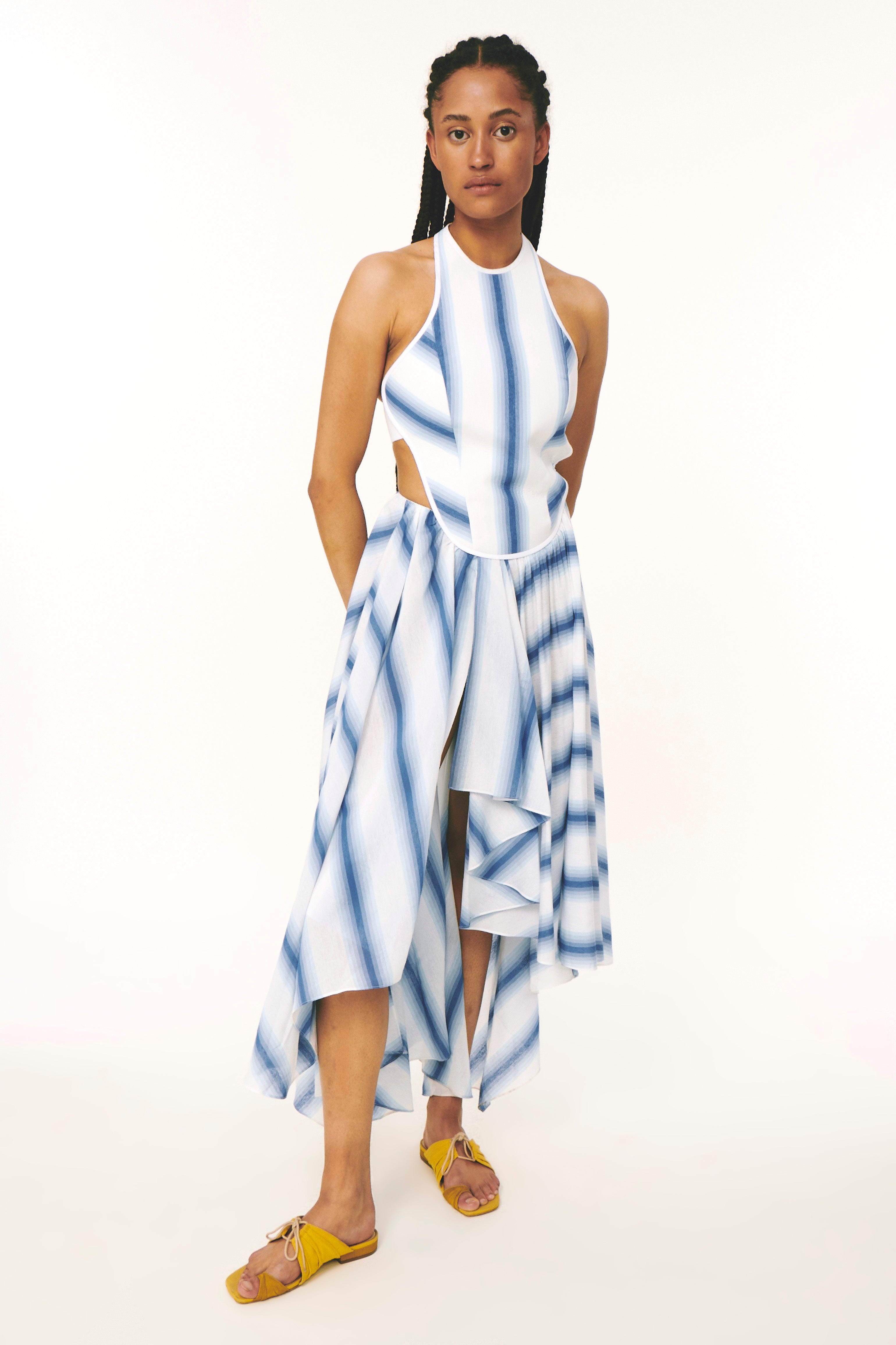 Rosie assoulin tie dye dress sale