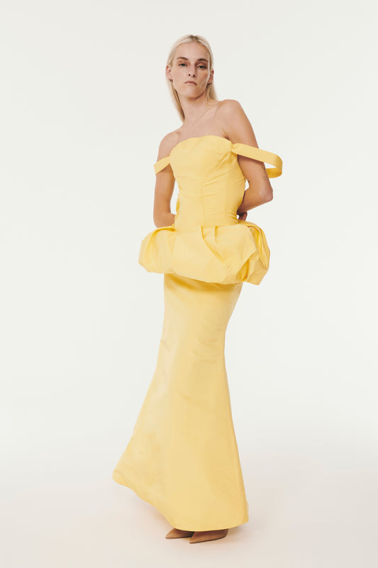 Daffodil Gown - Pale Yellow