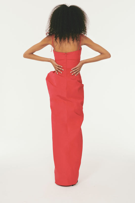 Rosebud Gown - Fuchsia