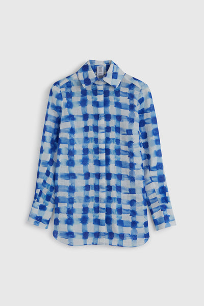 Classic Button Down - Blue Gingham