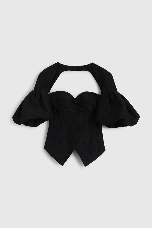 Cleopatra Top - Black