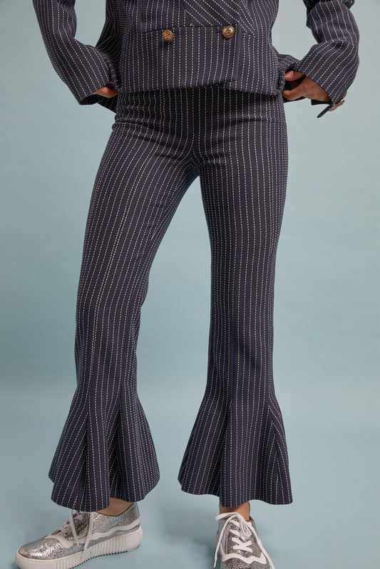 Deep Water Godet Flood Pants