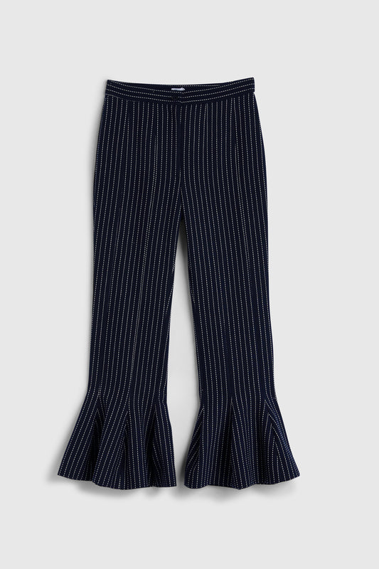 Deep Water Godet Flood Pants