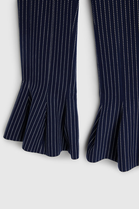 Deep Water Godet Flood Pants