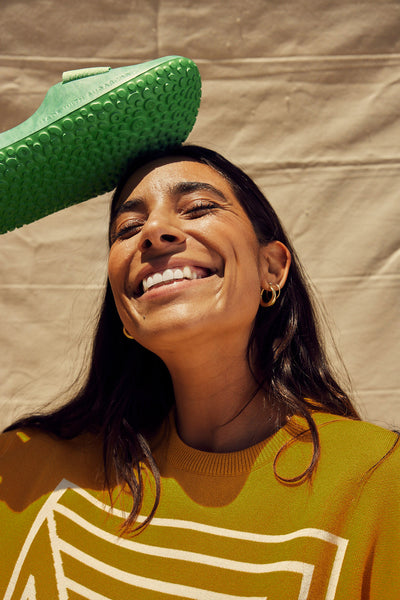 Allbirds x Rosie Assoulin Sugar Sliders - Pistachio